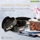 Royalford 3 Pcs Springform Set - Mini Non-Stick Cheesecake Pan, Spring-Form Pan, Rectangle Cake Pan With Removable Bottom Leak-Proof And Quick Release Latch Bakeware Round/Heart-Shaped Spring Form Pan