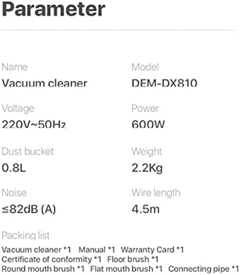 Deerma Vaccum Cleaner Dx810