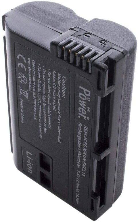 DMK Power EN-EL15 Battery 2250mAh for Nikon D600 D610 D800 D810 D7000 D750 Etc Cameras