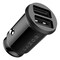 Lazor Dual Port Car Charger Black