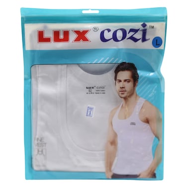 Lux Cozi Vest For Men Large White