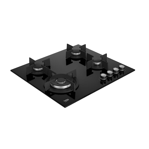 Beko Built-In Gas Hob - 4 Burner - 60 Cm - Black - HILW 64222 SE