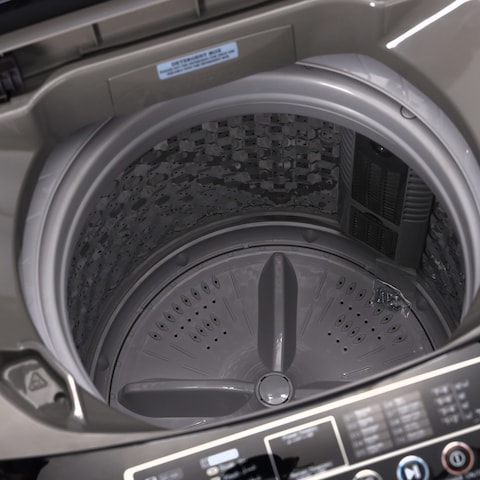 Geepas 7kg 800rpm Fully Automatic Top Load Washing Machine Grey GFWM7800LCQ, 1 Year warranty