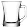 Lav Zen+ Glass Mug Clear 225ml 3 PCS