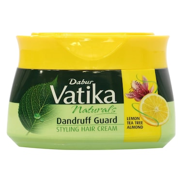 Dabur Vatika Natural Dandruff Guard Lemon Tea Tree And Almond Styling Hair Cream 140ML