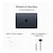 Apple MacBook Air Laptop with 13-Inch Display M3 Processor 16GB RAM 512GB SSD M3 Chip Graphic Card Midnight English