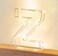 Golden Letter Z Glowing with LED Lights 25cm