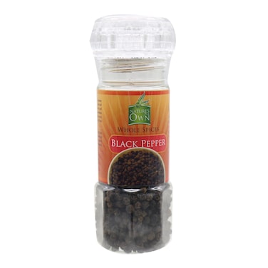 Natures Own Whole Black Pepper 40g