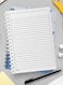 Lowha Spiral Notebook With 60 Sheets And Hard Paper Covers With Terrazzo Style Design, For Jotting Notes And Reminders, For Work, University, School
