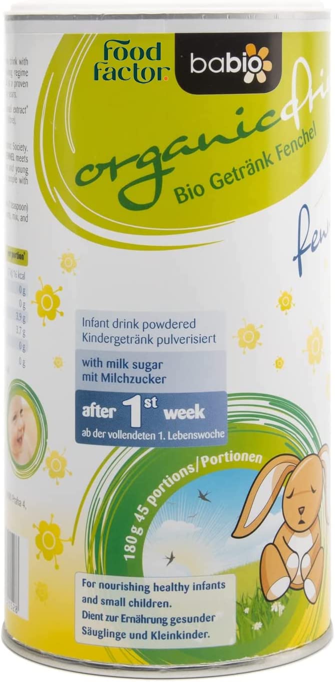 Buy Food Factor Babio Fennel Organic instant baby Drink With Prebiotic ...