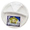 Techpak Plates 4 Partition Wht 11&quot;