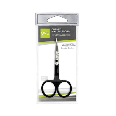 QVS Curved Blade Nail Scissor Multicolour