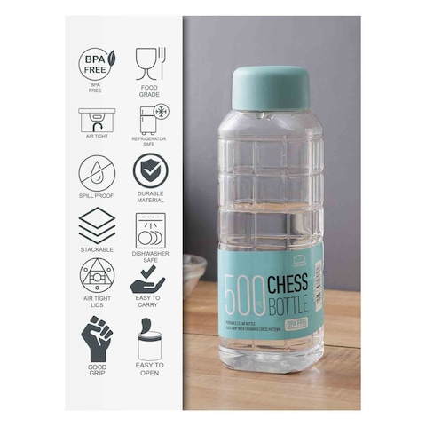 Lock &amp; Lock Chess Water Bottle Blue 500ml