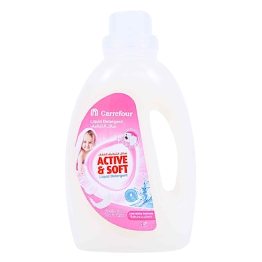 Carrefour Active And Soft Baby Sensitive Liquid Detergent 1L