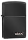 Zippo Classic Lighter 24756ZL |Ebony Finish With Lasered Zippo Logo |Black