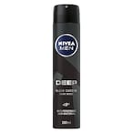 Buy NIVEA MEN Antiperspirant Spray for Men Deep Black Carbon Antibacterial Dark Wood Scent 200ml in UAE