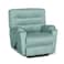 In House Velvet Classic Recliner Chair - Light Turquoise - AB03