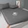 Luna Home-Single Size 3 Piece Set, Bedsheet with 2 Pillow Cases, Dark Gray Color