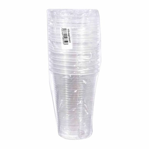 Tiba Plastic Cups - 180 Ml - 50 Pieces - White