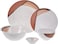 Royalford Royalfrod 35 Pieces Dinner Set, Rf6972, White, Melamine