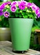 Vsell Stylish Green Plastic Flower Pot - Durable and Lightweight-Large