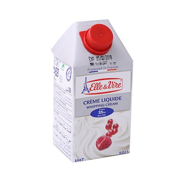 Elle  Vire Creme Fraiche UHT 35 Fat 500ML