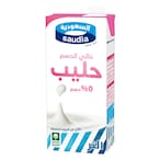 Buy Saudia Long Life Skimmed Milk 1L in Saudi Arabia