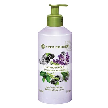 Yves Rocher Lavandin Blackberry Relaxing Body Lotion 390ml