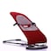 Stainless Steel Baby Bouncer Chair - Red