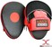 Max Strength Boxing Training Focus Pads Hook Jab Mitts UFC Sparring Punch Bag Gym Fight Workout (Red/White)