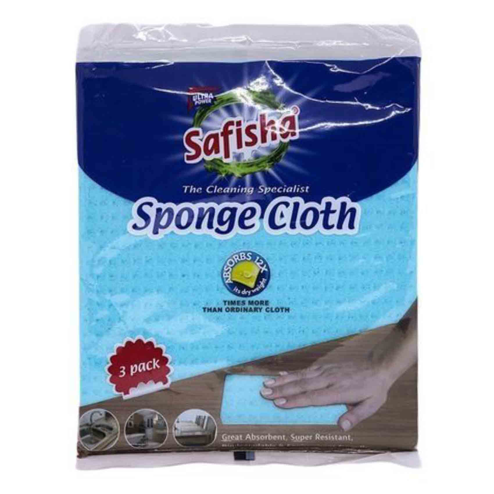 Safisha Sponge Cloth Pack Of 3