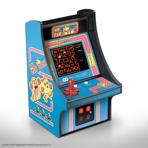 My Arcade Micro Player 6.75&quot;  Mini Arcade Cabinet Machine Ms. Pac-Man Video Game