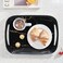 RK COMFORT TRAY SMALL BLACK STATIC GOLD, DWT1024BSG, 12.25" x 9"