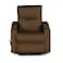 In House Velvet Rocking &amp; Rotating Cinematic Recliner Chair With Cups Holder - Brown - AB08
