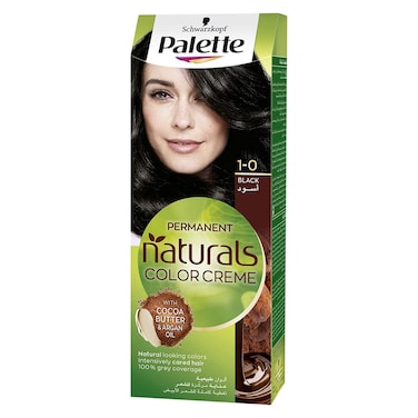 شوارزكوف باليت ناتشورالز صبغة شعر - 1-0 أسود