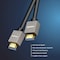Honeywell High Speed Short Collar HDMI 2.0 Cable With Ethernet - 5M