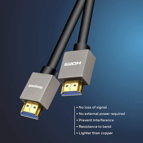 Honeywell High Speed Short Collar HDMI 2.0 Cable With Ethernet - 5M