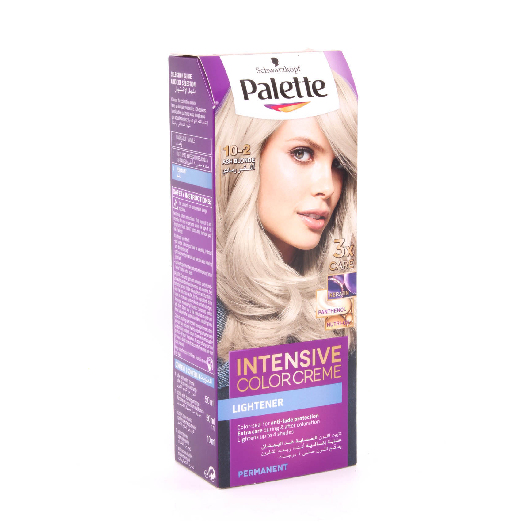 Palette 10-2 Ultra Ash Blonde Intensive Color Cream 50ml