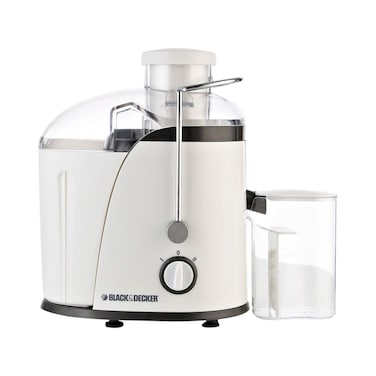 Black+Decker Juice Extractor - 1.3 Liter - 400 Watt - White - JE400