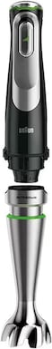 Braun MultiQuick 9 Hand Blender Set, XL Food Processor 2L, Active PowerDrive Technology, 500ml Chopper, iMode Technology, MQ 9187XLI, Puree Masher Included, Black