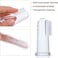 Vsell24 5Pc Pet Silicon Fingertip Toothbrush Ultrasoft Bpa Free Finger Brush For All Pets Clear