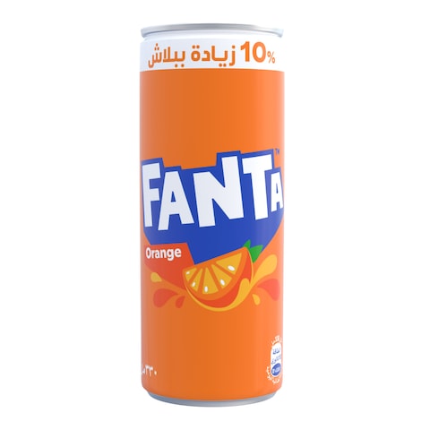 Fanta Orange Soft Drink Can - 300ml