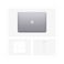 Apple MacBook Air 13 Inch, 8GB RAM, 256GB SSD, Silver (M1 Chip, 8-Core CPU And 7-Core GPU, English Keyboard, MGN93ZS/A)