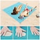Aiwanto Beach Mat Picnic Mat Sand Proof Lightweight Compact Large Beach Picnic Mat Fast Dry Waterproof Easy Clean Ultra Portable Blanket (Blue, 79"&times;79")