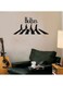 Spoil Your Wall Beatles Pop Group Wall Sticker Black 100x40cm