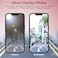 Moxedo Camera Lens Protector, 9H Tempered Glass, Aluminum Alloy Individual Ring Camera Cover Screen Protector Compatible for iPhone 13 6.1 inch/ 13 Pro Max 6.7 inch (GRAPHITE)
