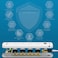 Remson Essential 6 Way 2 USB Ports + 4 AC Outlets Fast Charging Surge Protection 13A Power Strip With 3M Cable Length