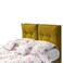 In House Le&oacute;n Velvet Bed Frame - Single - 200x120 cm - Gold