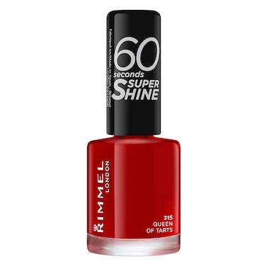 Rimmel London Nail Polish 60 Seconds Super Shine 315 Queen Of Tarts 8ml