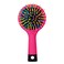 Intervion Hair Brush With Mirror Pink
